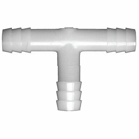 FAIRVIEW FITTINGS & MFG Fairview Union Tee, 1/4 in, Barb, Nylon 544-4P